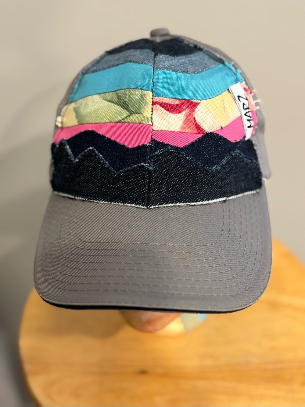 Abstract Art Hat - ball cap - Grey